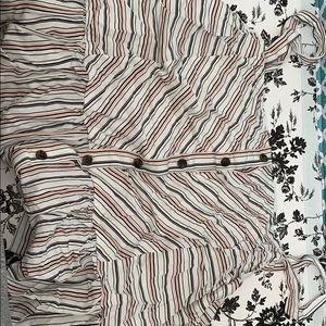 Ann Taylor LOFT Tank Top Striped Lg